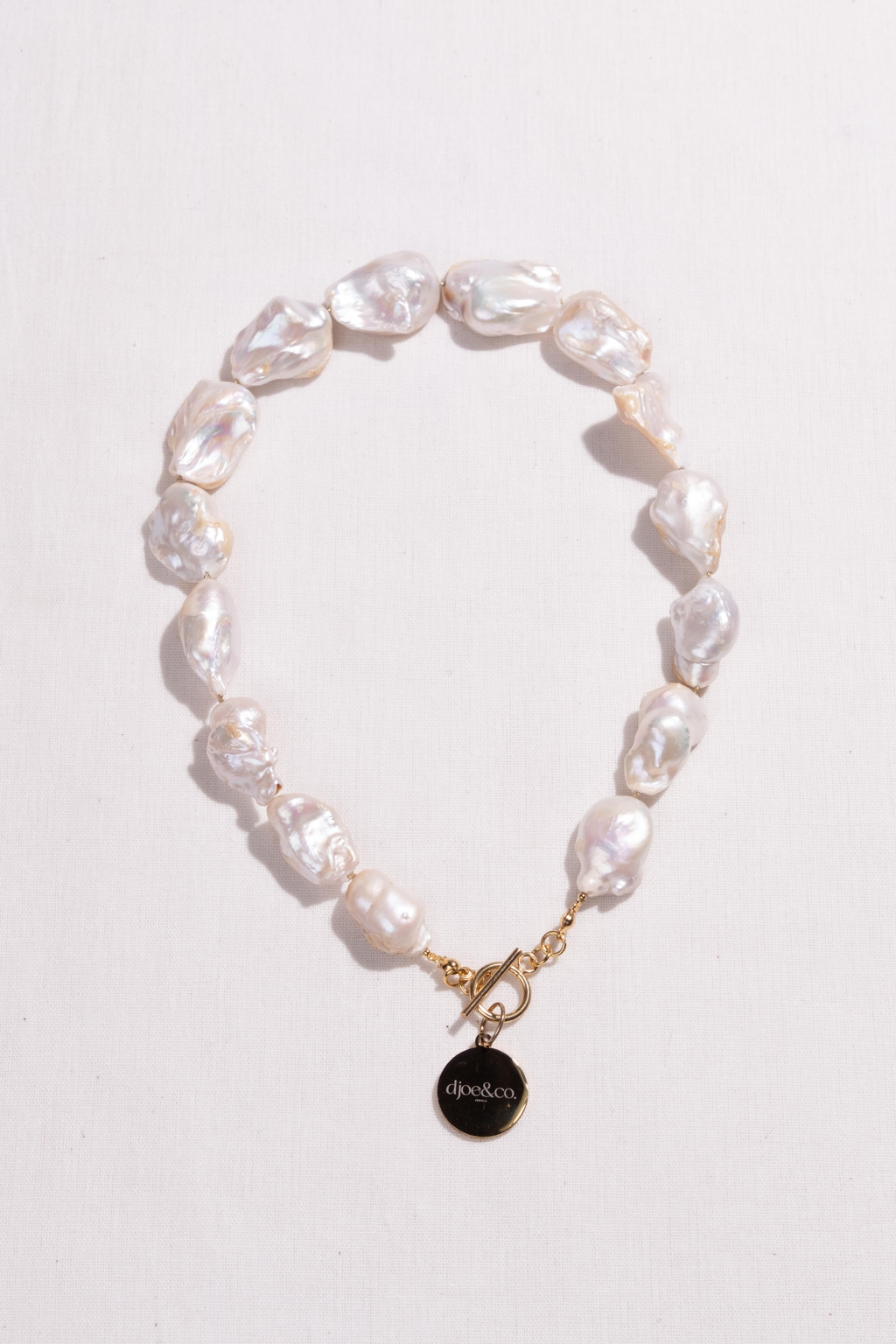 Tamara - Square Baroque Pearl Necklace