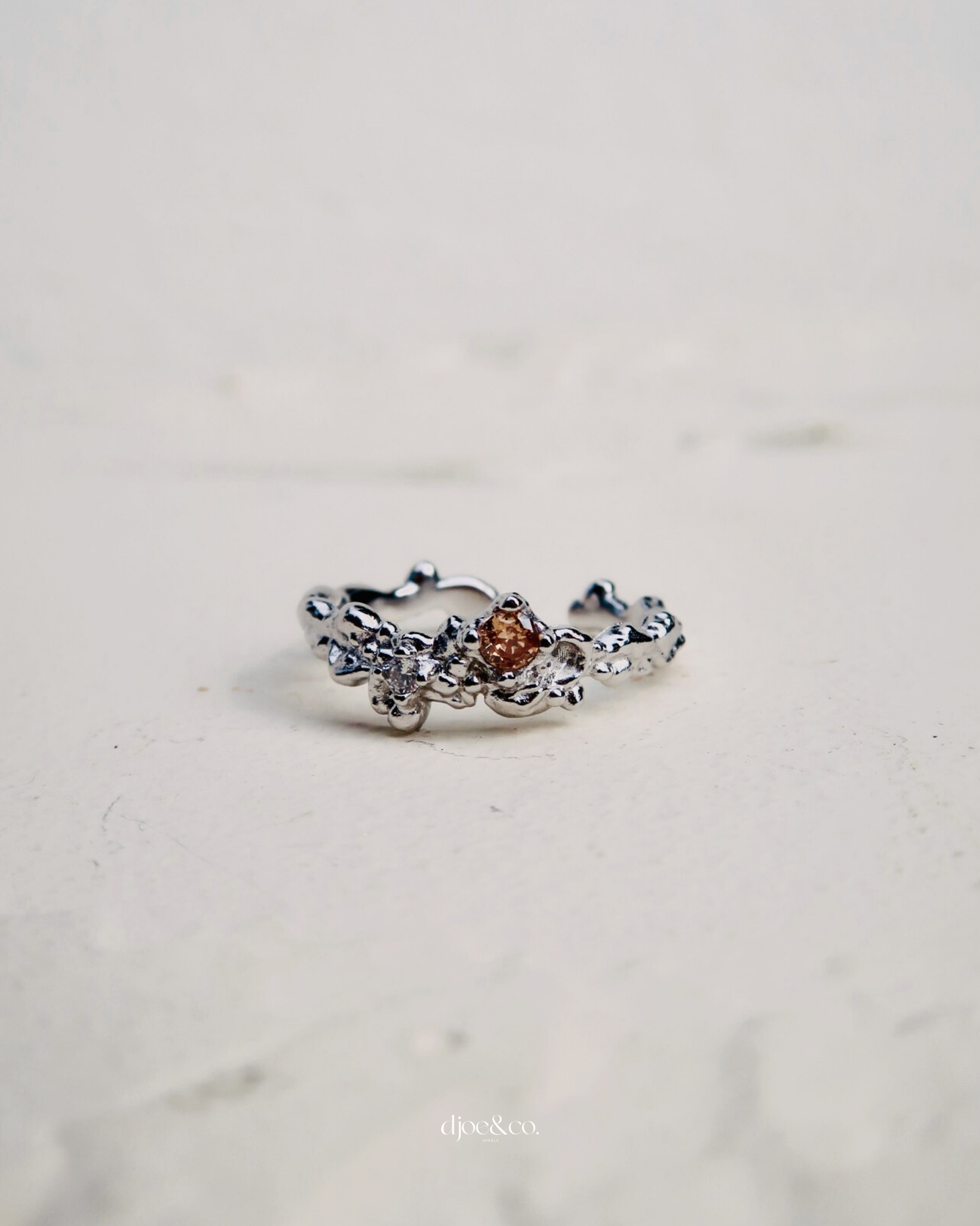 Welas Asih in Silver Ring