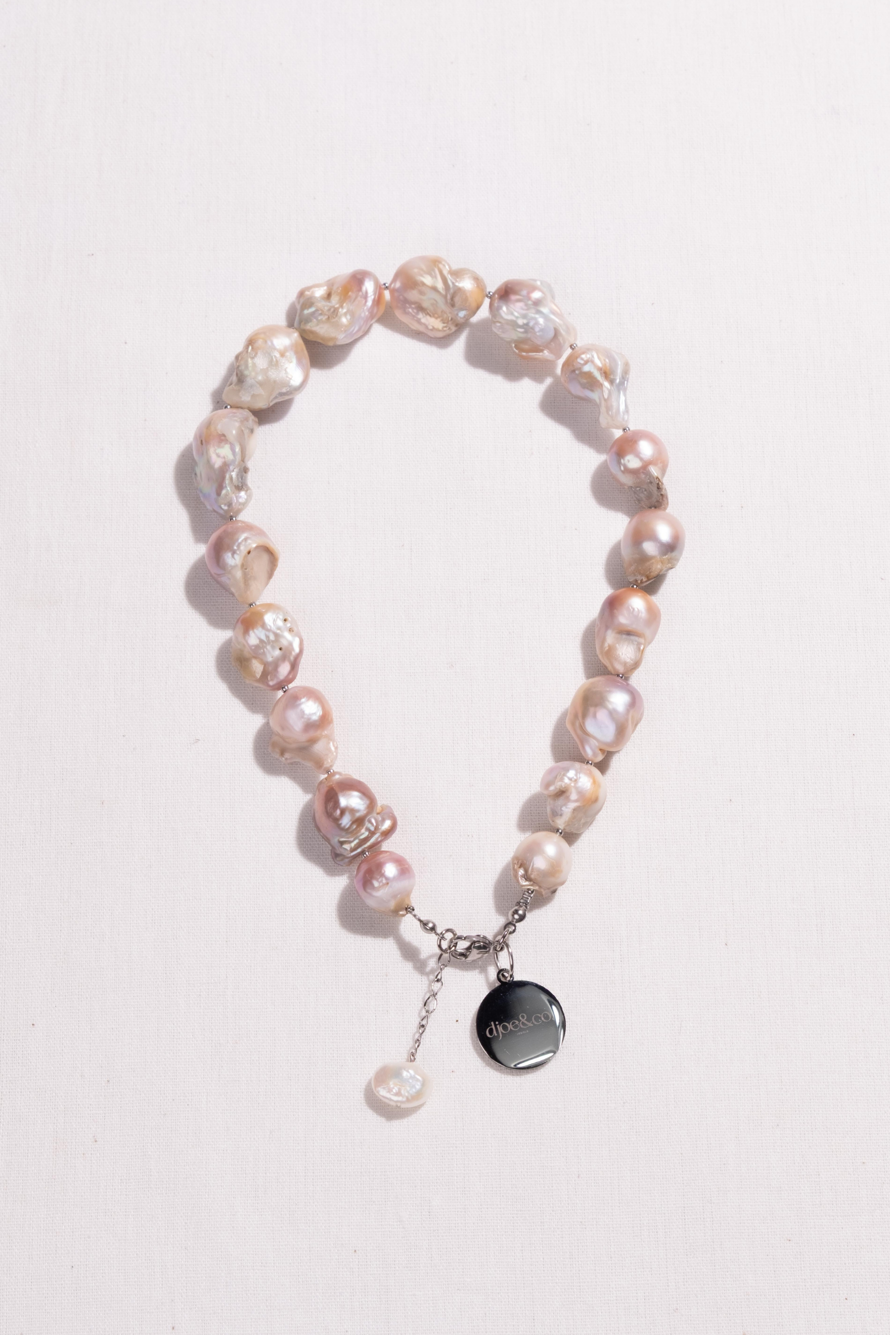 Aldeyn - The Cosmic Purple Baroque Pearl Necklace